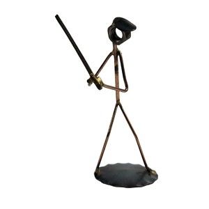 Rock Creek Metal Craft Metal Baseball Figurine 5 Inches